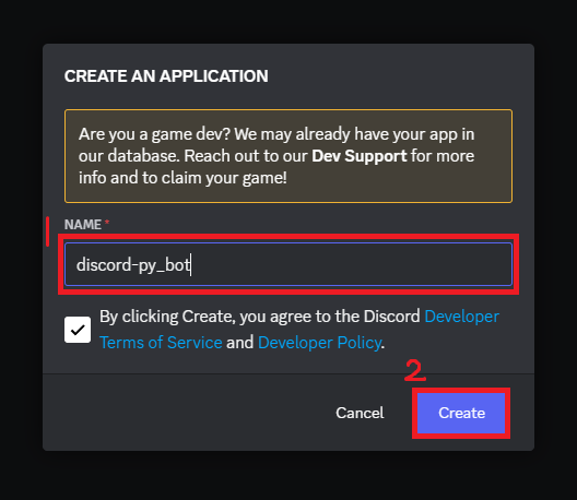 New Application 버튼
